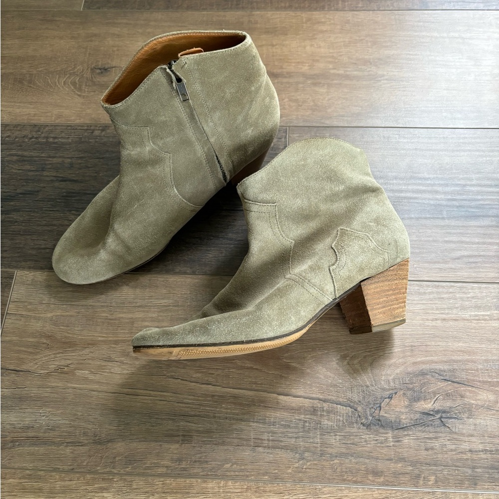 ISABEL MARANT Étoile The Dicker suede ankle boots